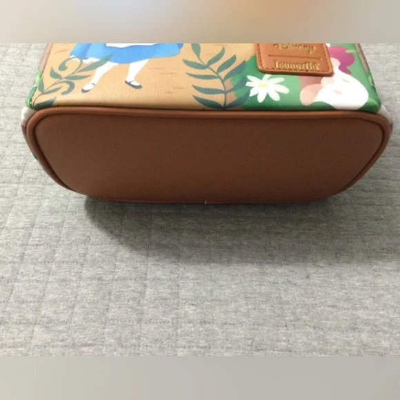 Loungefly Disney Alice in Wonderland Flower Path Mini Soft Tag Backpack - Picture 5 of 7